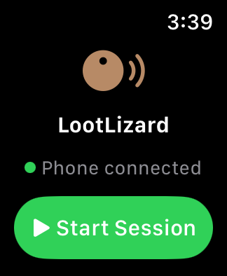 Watch - Start Session